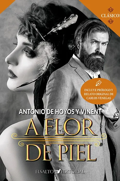 Portada de A flor de piel, un libro de Antonio de Hoyos y Vinent