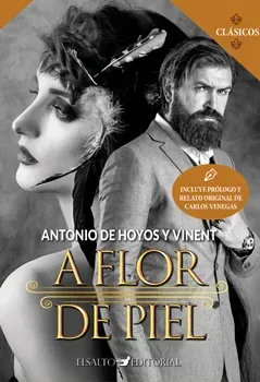 Portada de la novela A flor de piel de Antonio de Hoyos y Vinent